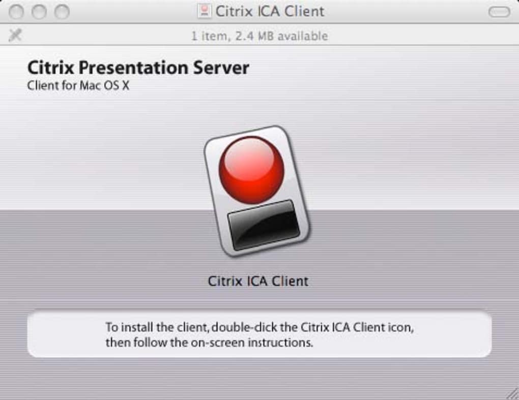 get epic citrix receiver for mac